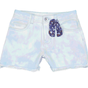 Σορτς τζιν για κορίτσια 6-16 ετών σιελ Εβίτα 226102