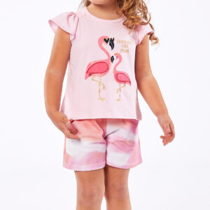 Σετ σορτς για κορίτσια 1-6 ετών Εβίτα 226274 ροζ