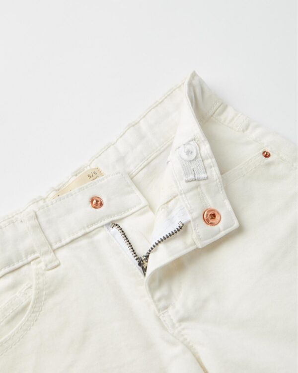 Σορτς τζιν λευκό για κορίτσια 4-14 ετών Zippy 31040613041