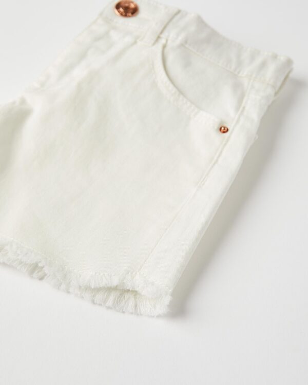 Σορτς τζιν λευκό για κορίτσια 4-14 ετών Zippy 31040613041