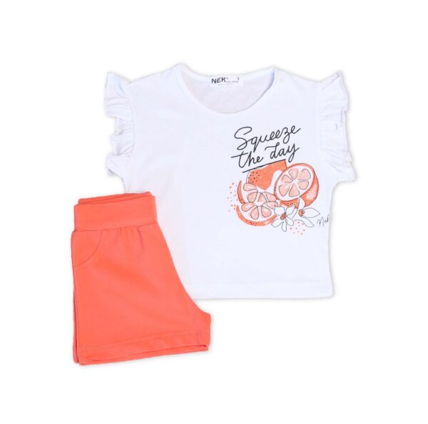 Σετ σορτς για κορίτσια 1-6 ετών Nek 31122