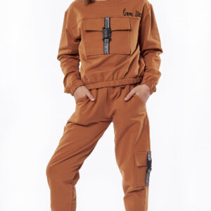 Σετ φόρμα για κορίτσια 6-16 ετών Εβίτα 227072 μπεζ