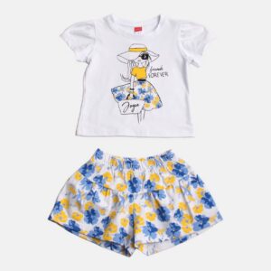 Σετ σορτς Joyce 2311144 για κορίτσια 1-5 ετών