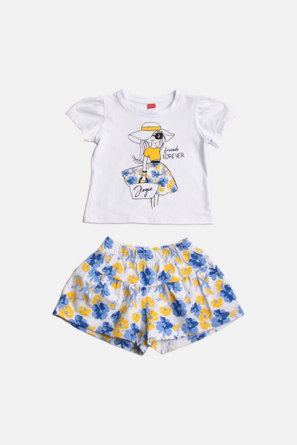 Σετ σορτς Joyce 2311144 για κορίτσια 1-5 ετών
