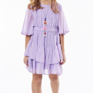 Φόρεμα Εβίτα 238041 για κορίτσια 6-16 ετών ροζ