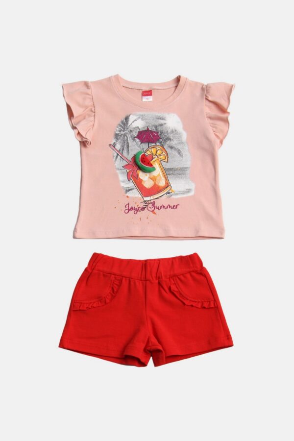 Σετ σορτς Joyce 2311140 για κορίτσια 1-5 ετών