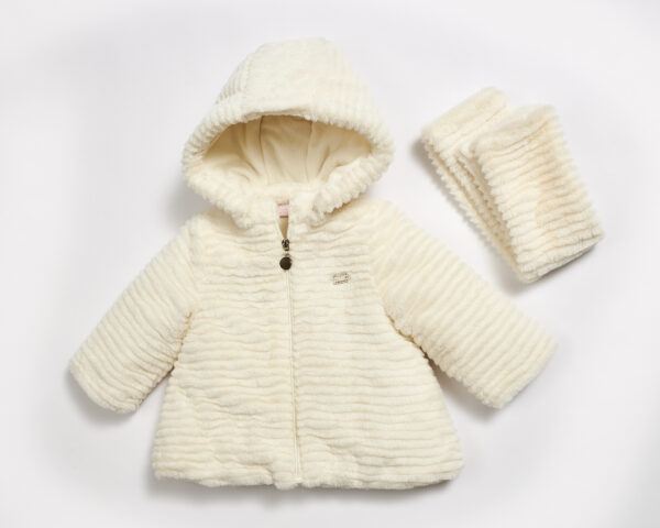 Γούνα και κασκόλ για κορίτσια 9-24 μηνών Εβίτα 239521