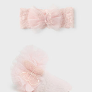 Σετ καλτσάκια και κορδέλα Mayoral 9710 για κορίτσια 6-18